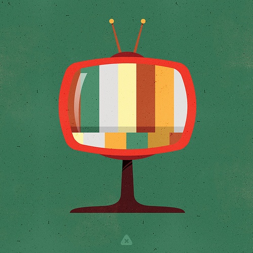 Retro Television by micahburger on Flickr
