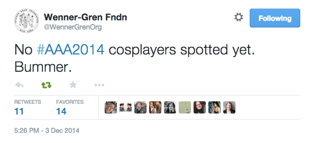 Source: https://twitter.com/WennerGrenOrg/status/540255772085866496