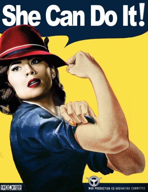 Brandt Kofton's Agent Carter via https://twitter.com/Brandtkofton/status/554392057188741121