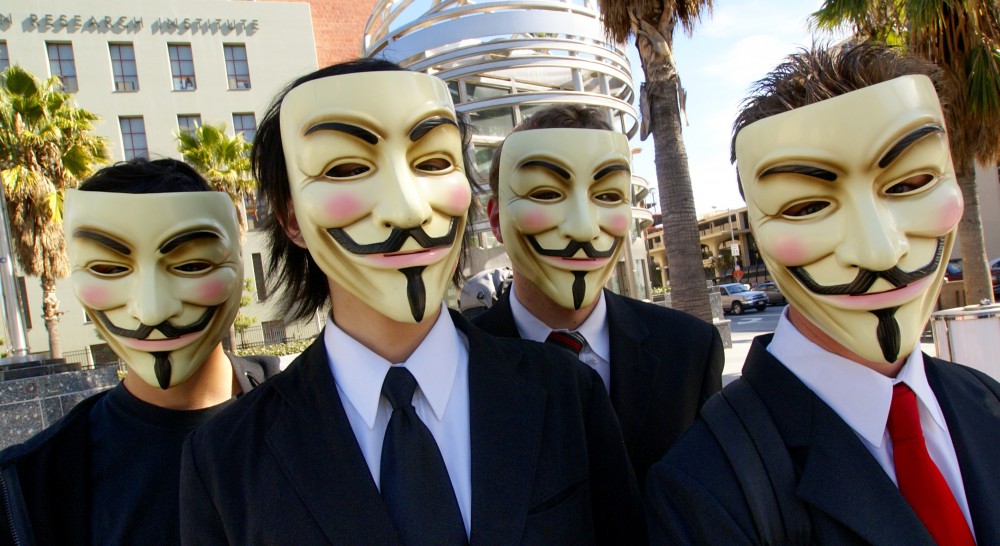Anonymous, Creative Commons, Wikipedia