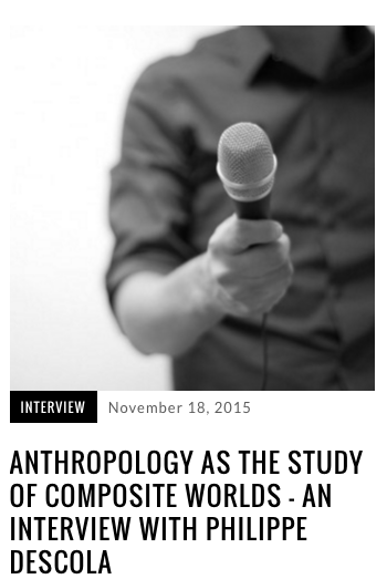 Anthropology as the Study of Composite Worlds, Allegra Lab