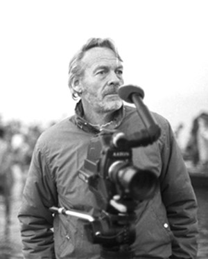 Gardner on set, Forest of Bliss