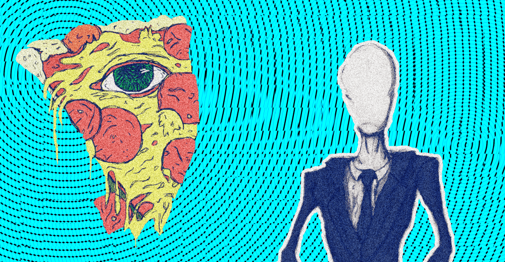 Thomm Quackenbush argues that the difference behind Slender Man and Pizzagate lies in the intention of the authors. 