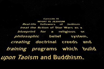 When Science Fiction meets Religion: The Case of&nbsp;Jediism