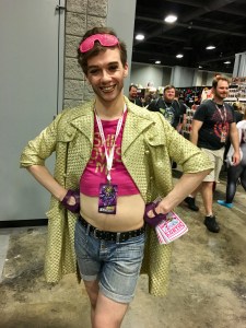 Shirley U. Jest as a gender-bent Jubilee. Photo taken by author. 